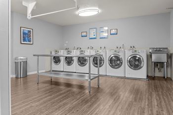 The broadmoor apartments in spokane, washington laundry facility